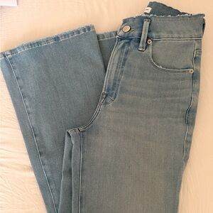 Good American Light Blue Straight Leg Jeans